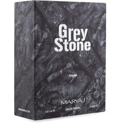 GREY STONE Eau De Parfum For Men by Maryaj 100ml - Juicy Fruity Citrus Scent - Woody Balsamic Base of Sandalwood, Patchouli, Tonka - Uplifting Fragrance for the Young at Heart Maryaj