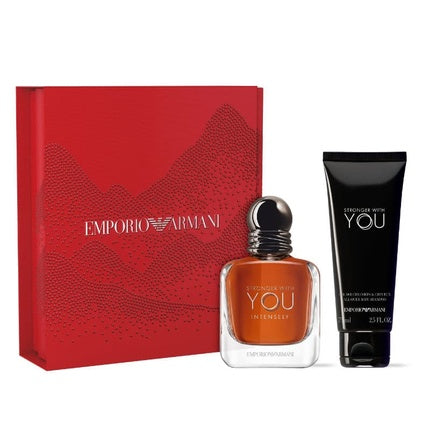 Emporio Armani Stronger With You Intensely Eau De Parfum 50ml Gift Set Emporio Armani