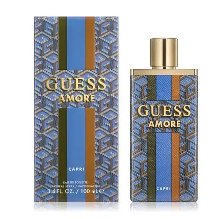 GUESS Amore Capri Eau de Toilette for Women and Men Genderless Unisex Perfume Spray 3.4 Fl. Oz. Guessゲス