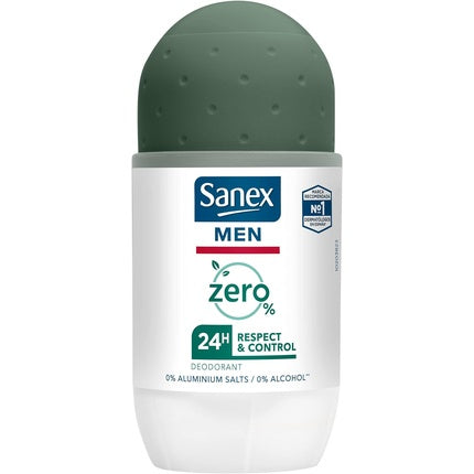 Sanex Men Zero% Respect & Control Men's Deodorant Roll-On Deodorant 50ml Fresh Sanex