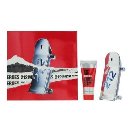 Carolina Herrera 212 Men Heroes Kit Eau de Toilette 100ml + Shower Gel 100ml FD22 Carolina Herrera