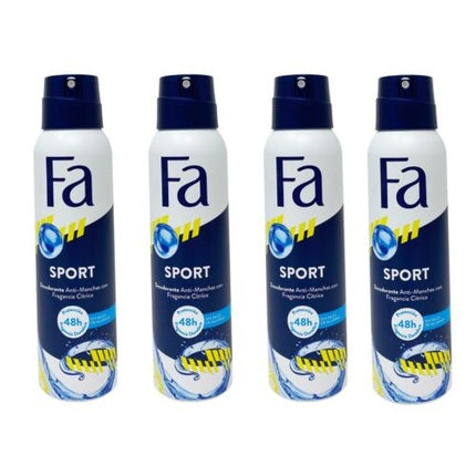 Fa Sport Deodorant Spray 150ml - Pack of 4 FA