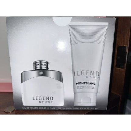 MONTBLANC Legend Spirit EDT Spray 1.7oz & All-Over Shower Gel 3.3oz NIB Montblanc