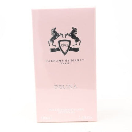 Parfums De Marly Delina Dry Body Oil 3.3oz/100ml New with Box Parfums De Marly