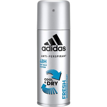 Adidas Fresh Men's Deodorant Body Spray pH Balanced 150ml adidas