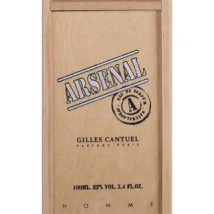 Gilles Cantuel Arsenal Dark Red Eau De Toilette Spray for Men 3.4 Ounce Arsenal