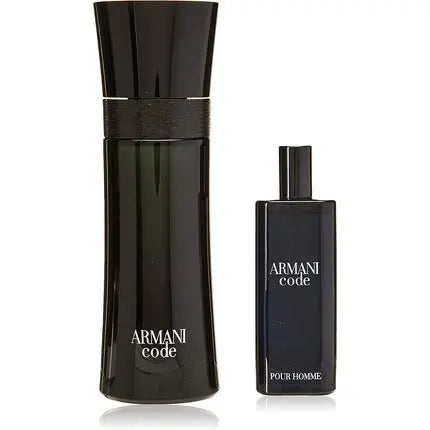 Giorgio Armani Code Gift Set for Men 15ml and 75ml Eau De Toilette Giorgio Armani