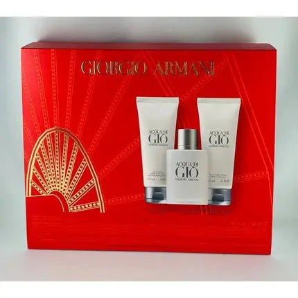 Giorgio Armani Shower Gel + EDT + After Shave Balm Giorgio Armani