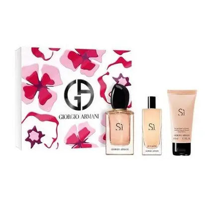 Giorgio Armani Si Eau de Parfum EdP 50ml + 15ml with Body Lotion 50ml Giorgio Armani