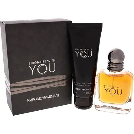 Giorgio Armani Stronger With You Gift Set 50ml Eau Du Toilette + 75ml Shower Gel Giorgio Armani