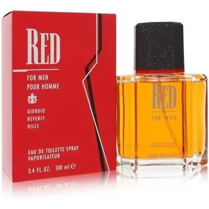 Giorgio Beverly Hills Red Pour Homme Eau de toilette  Spray 3.3oz, 1oz équivaut à 30ml Giorgio