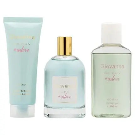 Giovanna De Ruy In Love Gift Set for Women EdT 100ml + Body Lotion 75ml + Bath Gel 100ml Giovanna De Ruy