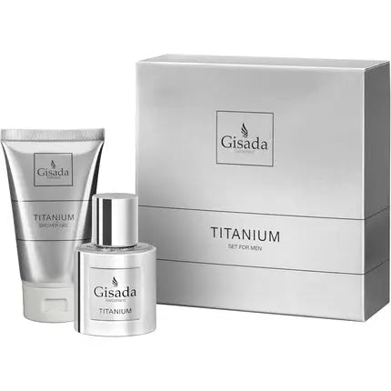 Gisada Titanium Men's Fragrance Set Eau De Parfum 50ml and Shower Gel 100ml Gisada