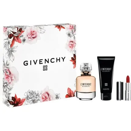 Givenchy L'Interdit Eau de Parfum 80ml, Body Lotion 75ml, Mini Lipstick 333 Givenchy