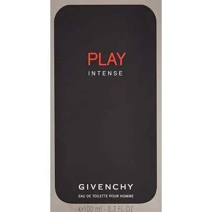 Givenchy Play Intense for Men 3.3oz EDT Spray Givenchy