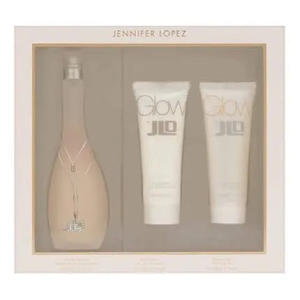 Glow par Jennifer Lopez Coffret Eau De Toilette Spray Body Lotion Shower Gel Jennifer Lopez