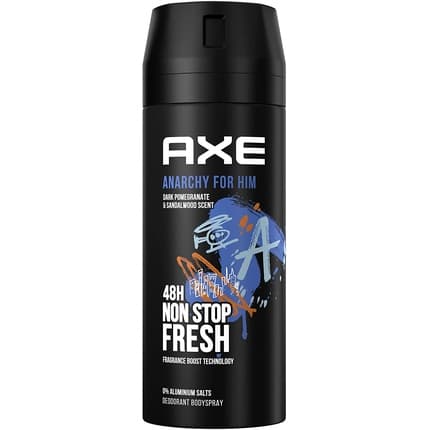 Axe Anarchy Deodorant without Aluminum Salts Déodorant (Déo) Homme 150ml