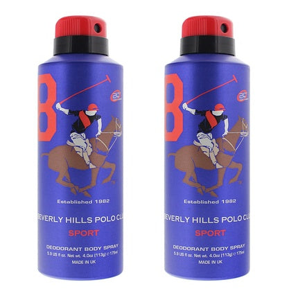 Beverly Hills Polo Club Sport 8 Deodorant Body Spray 175ml for Men Beverly Hills Polo Club