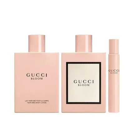 Gucci Bloom 3-Piece Set pour femme  Eau De Parfum spray Parfum d Body Lotion Floral 2.38 Fl oz, 1oz équivaut à 30ml Gucci