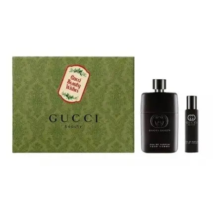 Gucci Guilty  Pour Homme 3.0 oz, 1oz équivaut à 30ml Eau de parfum  Spray Mens Cologne 0.5 oz, 1oz équivaut à 30ml Eau de parfum  Spray Set Gucci