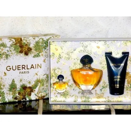 Guerlain Shalimar 3-Piece EDP Set 50ml EDP + 5ml EDP + 75ml Body Lotion Guerlain