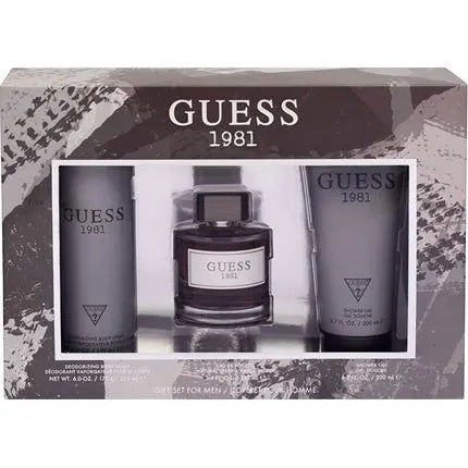 Guess 1981 For Men - Eau De Toilette 100 Ml, Shower Gel 200 Ml, Deodorant Spray 226 Ml Guess