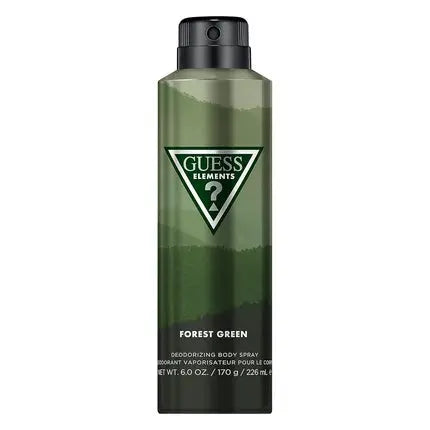 Guess Elements Forest Green Deodorizing Body Spray for Men 6.0 Oz Guess