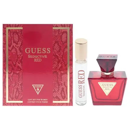 Guess Seductive Red For Women 2 Pc Gift Set 1.7oz Edt Spray 0.5oz Edt Spray Guess