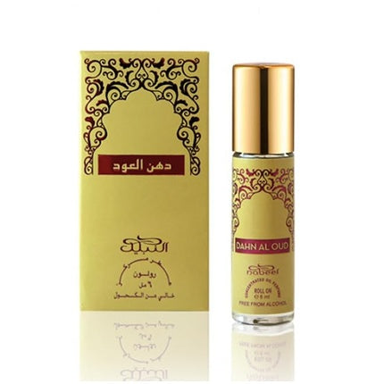 Nabeel Perfumes Dahn Al Oud Concentrated Roll-On Oil Alcohol-Free 6 x 6ml - Pack of 6 Nabeel Perfumes