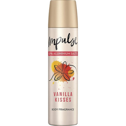 Impulse Vanilla Kisses Deodorant for Women with a Sensual Scent 75ml Impulse