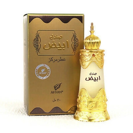 Afnan Abiyad Sandal Perfume Oil Eau de Parfum (EDP) Mixte 20ml