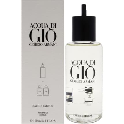 Giorgio Armani Acqua Di Gio Refill Eau de Parfum (EDP) Mixte 150ml