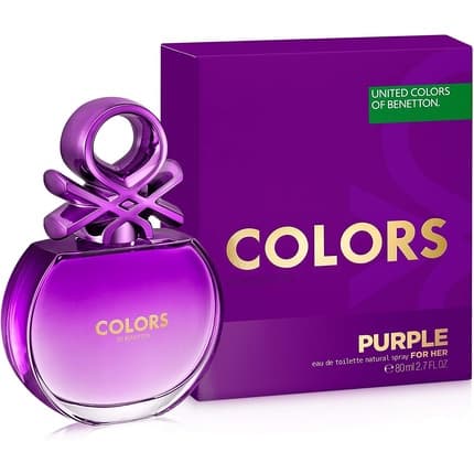 Benetton Colours Purple Eau de Toilette (EDT) Femme 80ml