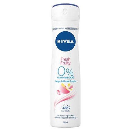 NIVEA Fresh Fruity Deo Spray 150ml - Aluminum Free with Fruity Scent and Cooling Formula Nivea