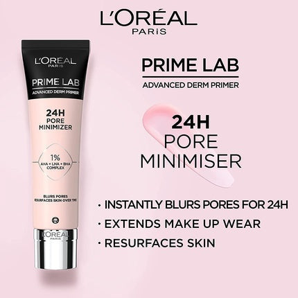 L'Oreal Prime Lab 24h Pore Minimizer Smoothing Makeup Base 30ml