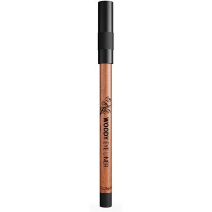 GOSH Woody Eye Liner Waterproof Eye Pencil 001 Ebony Black