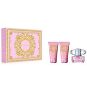 Versace Hellkristall 50ml Eau de toilette Spray 50ml S.Gel 50ml B.Lotion Gift Set 2023