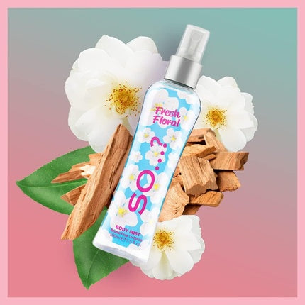 So… So...? Womens Fresh Floral Body Mist Fragrance Eau de Toilette (EDT) Femme 100ml