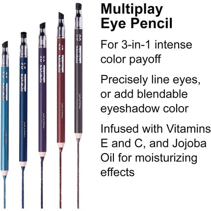 Pupa Milano Multiplay Eye Pencil 77 Lavish Violet for Women 0.04 oz