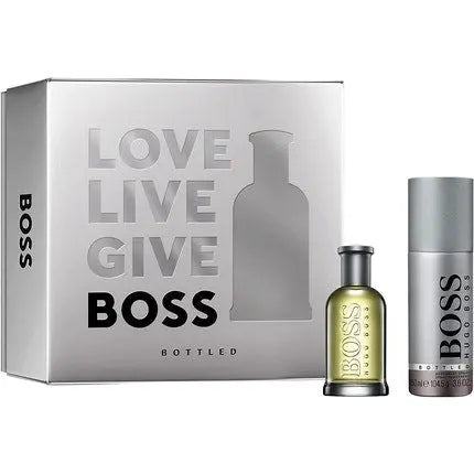 HUGO BOSS Bottled Eau de Toilette 50ml and Deo Spray 150ml Christmas Gift Set Hugo Boss