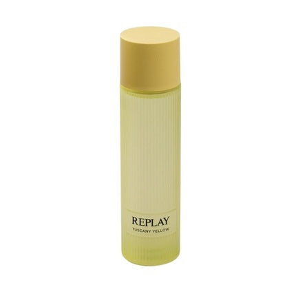 Replay Earth Made by Tuscany Yellow Eau de Toilette for Body Unisex Vegan Fresh and Energizing Woody Amber Scent 200ml Replay