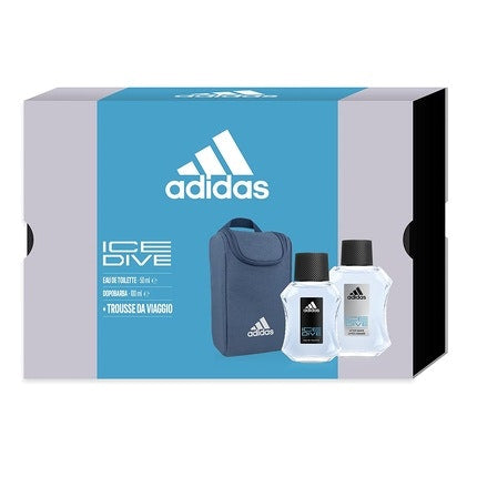 Adidas Natural Vitality Femme's Coffret Eau de Toilette 30ml Shower Gel 250ml Avec Travel Bag adidas