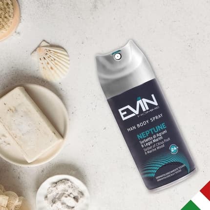 Evin man men's deodorant spray citrus and sea wood scent 150ml