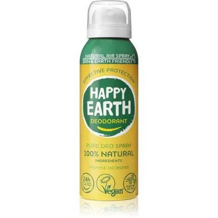 Happy Earth Natural Deodorant Air Spray Jasmine Ho Wood 100 ml Happy Earth