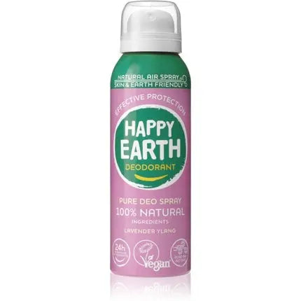 Happy Earth Natural Deodorant Air Spray Lavender & Ylang 100 ml Happy Earth