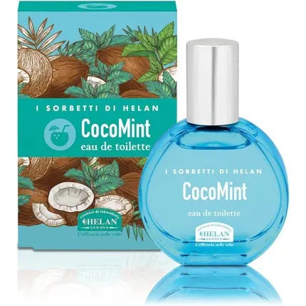 Helan Sorbetti CocoMint Perfume for Women with Coconut Milk Water Vanilla Mint Gifts Fresh Aromatic Notes Women's Eau de Toilette Made in Italy 30ml