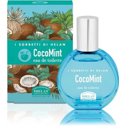 Helan Sorbetti CocoMint Perfume for Women with Coconut Milk Water Vanilla Mint Gifts Fresh Aromatic Notes Women's Eau de Toilette Made in Italy 30ml Helan