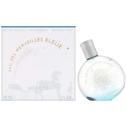 Hermes Eau Des Merveilles Bleue Eau de Toilette Spray For Her 30ml Hermès