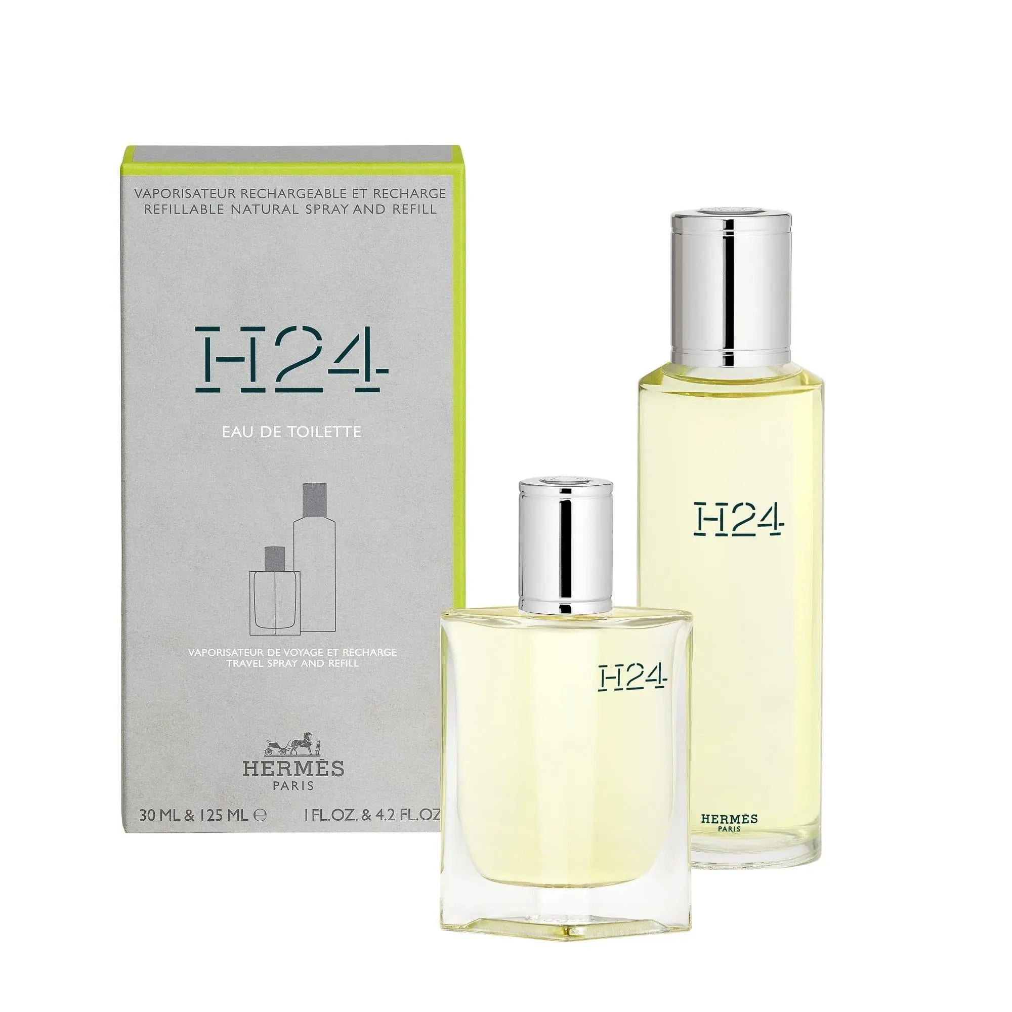 Hermes H24 Eau de Toilette Spray 30ml with Refill Bottle 125ml Hermès