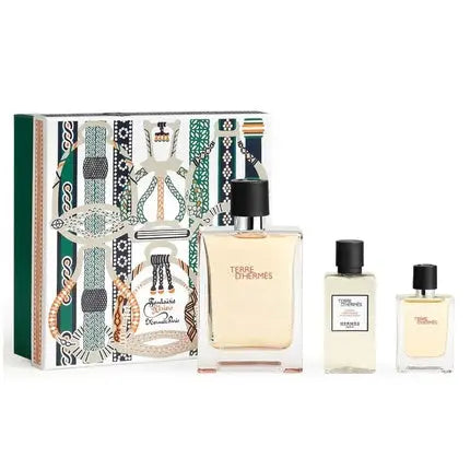 Hermes Set Terre D'Hermes Eau De Toilette For Men - 100 Ml, 125 Ml, And Moisturizing After-Shave Lotion 40 Ml Hermès